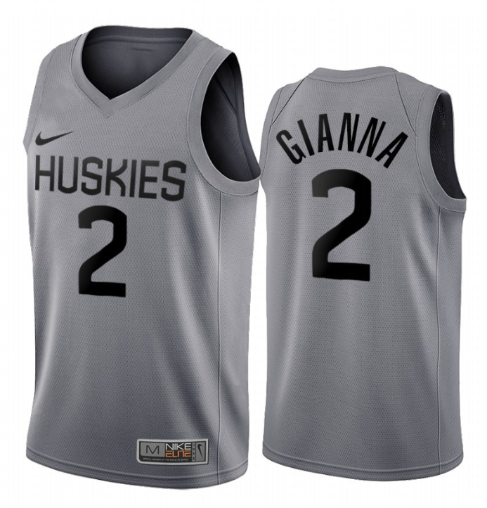 Men NCAA Mamba GIGI #2 Gianna grey jerseys->chicago bulls->NBA Jersey